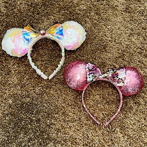NWOT DISNEY MINNIE MOUSE EARS BUNDLE